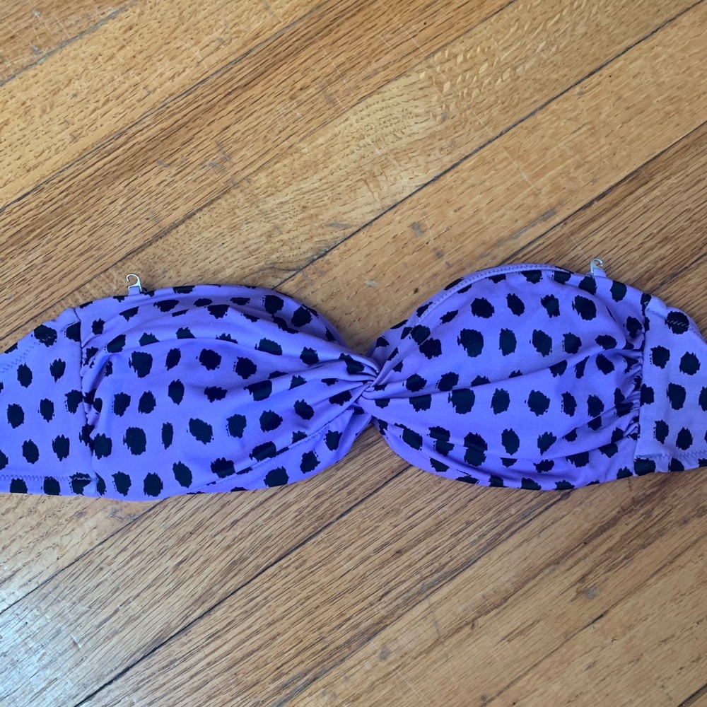 Strapless bikini top